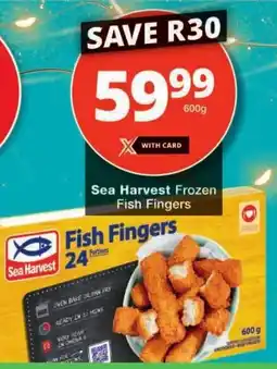 Checkers Sea Harvest Frozen Fish Fingers offer