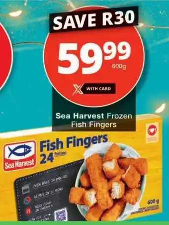 Checkers Sea Harvest Frozen Fish Fingers offer