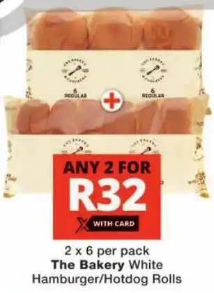 Checkers The Bakery White Hamburger/ Hotdog Rolls offer