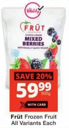Checkers Früt Frozen Fruit All Variants offer
