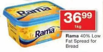 Checkers Rama 40% Low Fat Spread for Bread offer