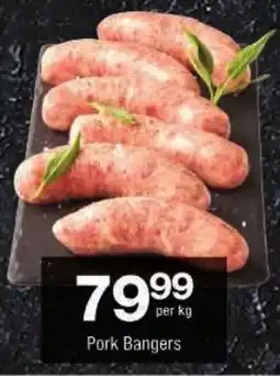 Checkers Pork Bangers offer