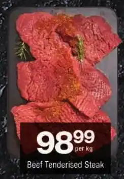 Checkers Beef Tenderised Steak offer
