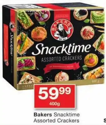 Checkers Bakers Snacktime Assorted Crackers offer