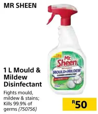 Builders Warehouse Mr. Sheen Mould & Mildew Disinfectant 1L offer