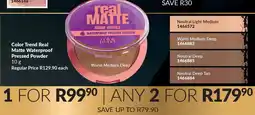 AVON Color Trend Real Matte Waterproof Pressed Powder offer