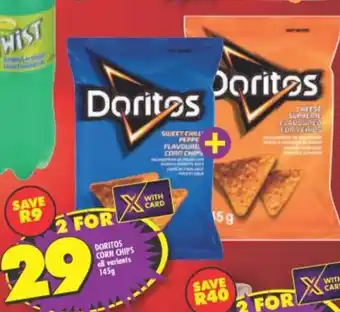 Shoprite Doritos Corn Chips 2x145g offer