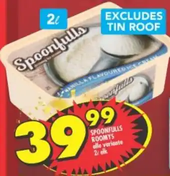 Shoprite Spoonfulls Roomys 2L offer