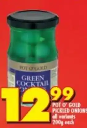 Shoprite Pot O' Gold Pickled Onion 200g offer