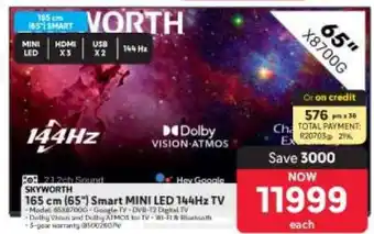 Makro SKYWORTH 165 cm (65) Smart MINI LED 144Hz TV offer