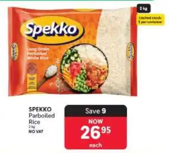 Makro SPEKKO Parboiled Rice offer