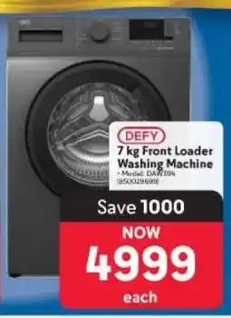 Makro DEFY 7 kg Front Loader Washing Machine offer