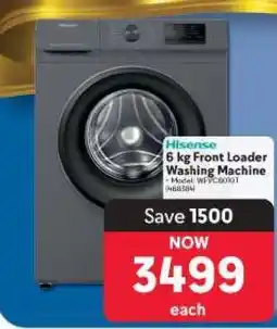 Makro Hisense 6 kg Front Loader Washing Machine offer