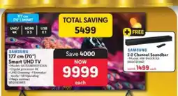 Makro Samsung 177 cm (70”) Smart UHD TV offer