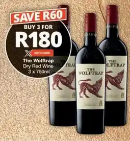 Checkers The Wolftrap Dry Red Wine offer