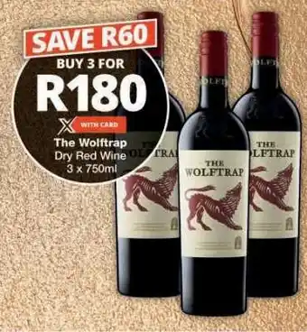 Checkers The Wolftrap Dry Red Wine offer