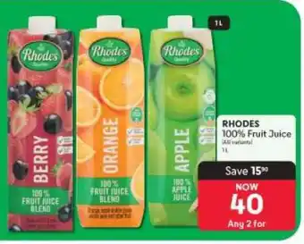 Makro RHODES 100% FRUIT JUICE offer