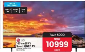 Makro LG 165 cm (65”) Smart QNED TV offer