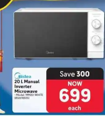 Makro Midea 20 L Manual Inverter Microwave offer