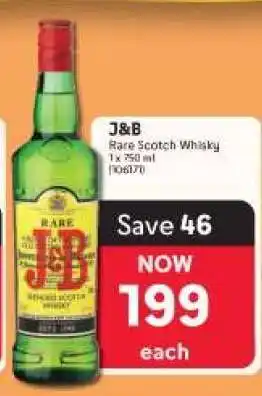 Makro J&B Rare Scotch Whisky offer