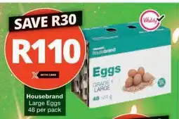 Checkers Housebrand Large Eggs offer