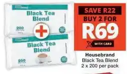 Checkers Housebrand Black Tea Blend offer