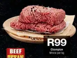 Checkers Champion Mince offer