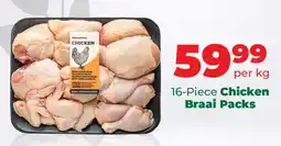 Food Lover's Market 16 Piece Chicken Braai Packs offer