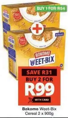 Checkers Bokomo Weet-Bix Cereal offer