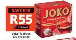 Checkers JOKO TEABAGS offer