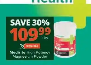 Checkers Medirite High Potency Magnesium Powder offer