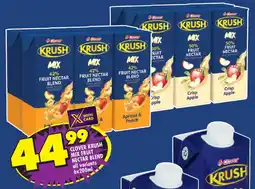 Shoprite Clover krush mix fruit nectar blend offer
