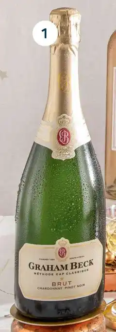 Graham Beck Brut, Rosé or Bliss Nectar