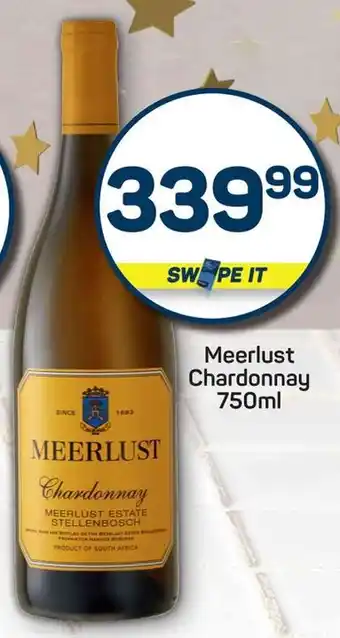 Pick n Pay Meerlust Chardonnay offer