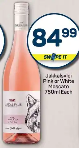 Pick n Pay Jakkalsvlei Pink or White Moscato offer