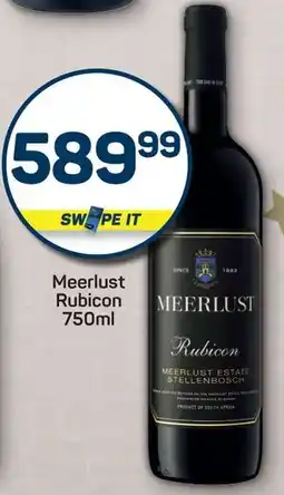 Pick n Pay Meerlust Rubicon offer