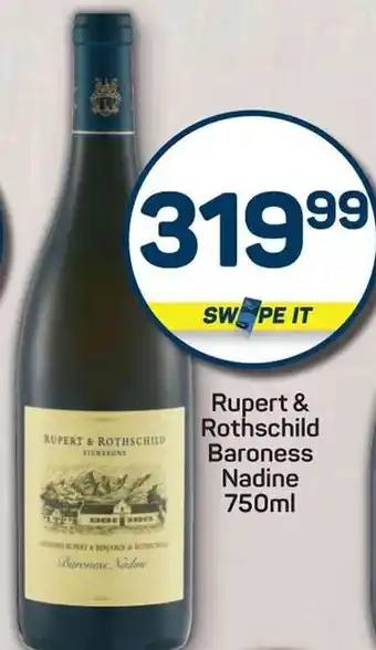 Pick n Pay Rupert & Rothschild Baroness Nadine offer