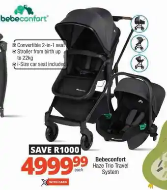 Bebeconfort Haze Trio Travel System