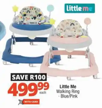 Checkers Little Me Walking Ring offer