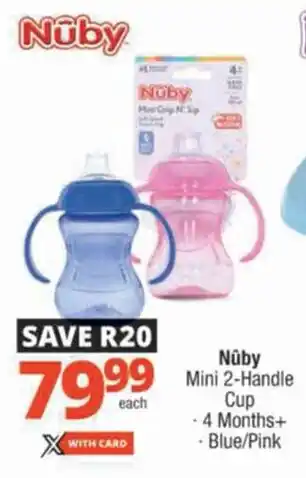 Checkers Núby Mini 2-Handle Cup offer