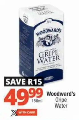 Checkers Woodward's Gripe Water offer