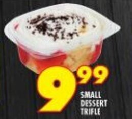 Shoprite Small Dessert Trifle offer