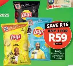 Checkers Hyper Lay's Potato Chips All Variants offer