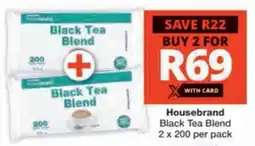Checkers Hyper Housebrand Black Tea Blend offer