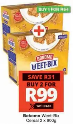 Checkers Hyper Bokomo Weet-Bix Cereal offer