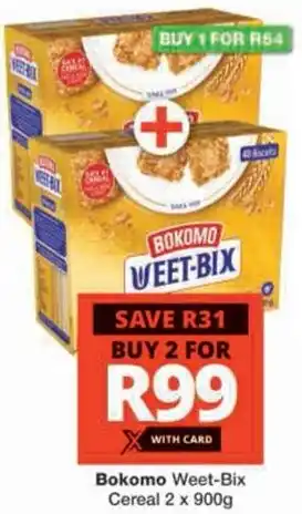 Checkers Hyper Bokomo Weet-Bix Cereal offer