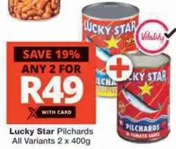 Checkers Hyper Lucky Star Pilchards All Variants offer