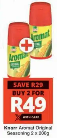 Checkers Hyper Knorr Aromat Original Seasoning offer