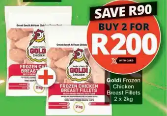 Checkers Hyper Goldi Frozen Chicken Breast Fillets offer