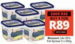Checkers Hyper Blossom Lite 25% Fat Spread offer
